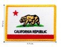 California State Flag Embroidered Sew On Patch