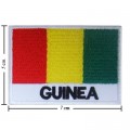 Guinea Nation Flag Style-2 Embroidered Sew On Patch