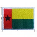 Guinea Bissau Nation Flag Style-1 Embroidered Sew On Patch