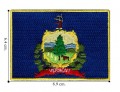 Vermont State Flag Embroidered Sew On Patch