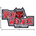 Arkansas State Red Wolves Style-1 Embroidered Iron On/Sew On Patch