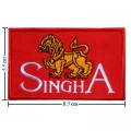 Singha Thai Beer Style-1 Embroidered Sew On Patch