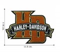 Harley Davidson H-D Monogram Embroidered Sew On Patch