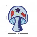 Colorful Magic Mushroom Sign Style-1 Embroidered Sew On Patch