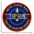 Gaint TopGun Fighter Weapon School Embroidered Sew On Patch