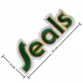 California Golden Seals The Past Style-1 Embroidered Sew On Patch