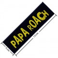Papa Roach Music Band Style-1 Embroidered Sew On Patch