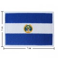 El Salvador Nation Flag Style-1 Embroidered Sew On Patch