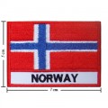 Norway Nation Flag Style-2 Embroidered Sew On Patch