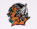 North Dakota Fighting Sioux Style-1 Embroidered Iron On/Sew On Patch
