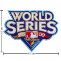 World Series 2009 Embroidered Iron On/Sew On Patch