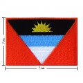 Antigua And Barbuda Nation Flag Style-1 Embroidered Sew On Patch