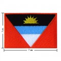 Antigua And Barbuda Nation Flag Style-1 Embroidered Sew On Patch