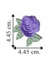 Rose Flower Style-4 Embroidered Sew On Patch