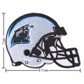 Carolina Panthers Helmet Style-1 Embroidered Iron On/Sew On Patch