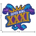 Super Bowl XXXI 1996 Style-31 Embroidered Iron On/Sew On Patch