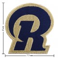 St Louis Rams Style-2 Embroidered Iron On/Sew On Patch