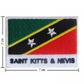 Saint Kitts And Nevis Nation Flag Style-2 Embroidered Sew On Patch