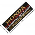 Honda Racing Style-10 Embroidered Sew On Patch