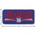New York Giants Style-2 Embroidered Iron On/Sew On Patch
