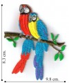 Macaw Style-2 Embroidered Sew On Patch