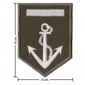 US Army Stripe Style-4 Embroidered Sew On Patch