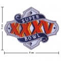 Super Bowl XXXV 2000 Style-35 Embroidered Iron On/Sew On Patch