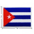 Cuba Nation Flag Style-1 Embroidered Sew On Patch
