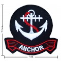 Anchor Style-4 Embroidered Sew On Patch
