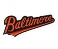 Baltimore Orioles Style-2 Embroidered Iron On/Sew On Patch