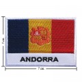 Andorra Nation Flag Style-2 Embroidered Sew On Patch