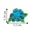 Iridescent Flower Style-1 Embroidered Sew On Patch