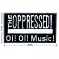 The Oppressed Music Band Style-1 Embroidered Sew On Patch