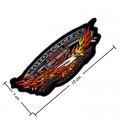 Harley Davidson Tribal Eagle Flames Patches Embroidered Sew On Patch