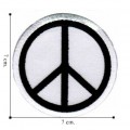 Peace Symbol Style-6 Embroidered Sew On Patch