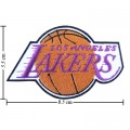 Los Angeles Lakers Style-1 Embroidered Sew On Patch