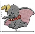 Dumbo Elephant Embroidered Sew On Patch