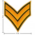 US Army Stripe Style-17 Embroidered Sew On Patch