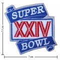 Super Bowl XXIV 1989 Style-24 Embroidered Iron On/Sew On Patch