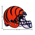 Cincinnati Bengals Helmet Style-1 Embroidered Iron On/Sew On Patch