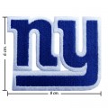 New York Giants Style-1 Embroidered Iron On/Sew On Patch