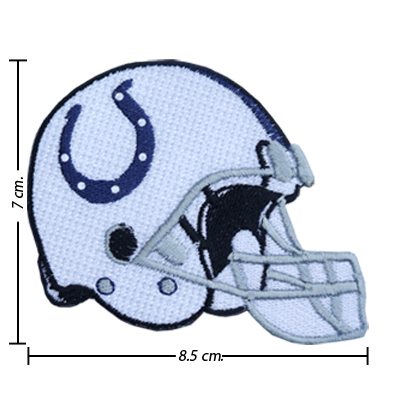 Indianapolis Colts Helmet Style-1 Embroidered Sew On Patch