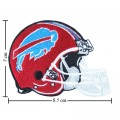 Buffalo Bills Helmet Style-1 Embroidered Iron On/Sew On Patch