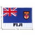 Fiji Nation Flag Style-2 Embroidered Sew On Patch