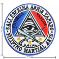 Filipino Martial Arts Eskrima Kali Arnis Embroidered Sew On Patch