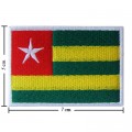 Togo Nation Flag Style-1 Embroidered Sew On Patch