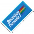 Benetton F1 Racing Style-2 Embroidered Sew On Patch