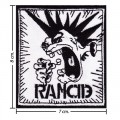 Rancid Music Band Style-2 Embroidered Sew On Patch