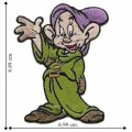 Snow White's Dwarf Dopey Embroidered Sew On Patch