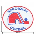 Quebec Nordiques The Past Style-1 Embroidered Sew On Patch